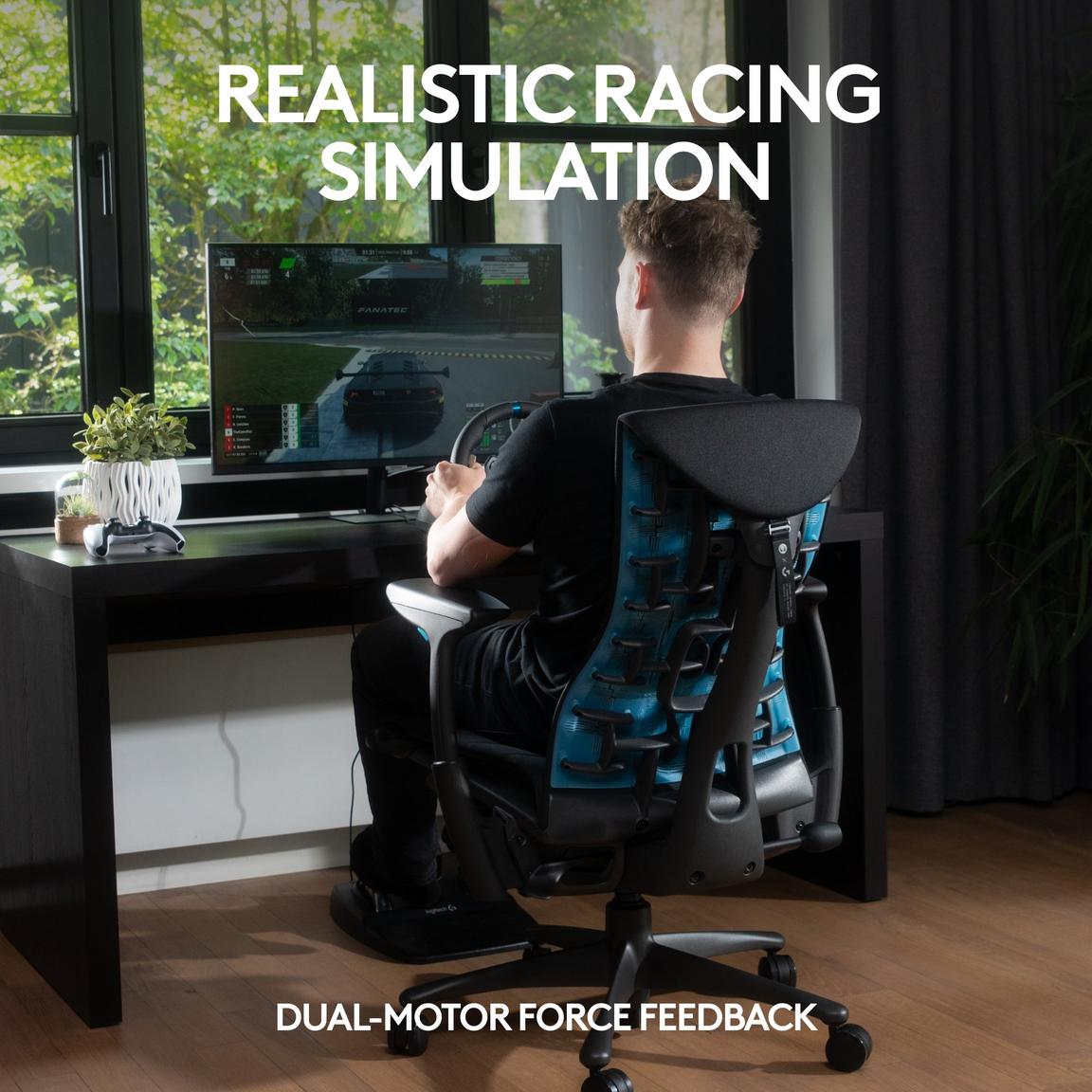 Logitech G29 Driving Force Racing Wheel for PlayStation 4, 5, and PC