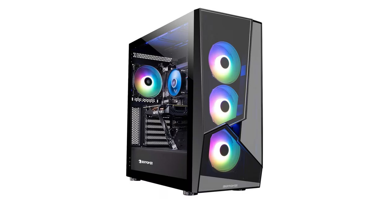 iBUYPOWER SlateMR1004 Gaming Desktop PC GTX 1650 4GB GPU i3 10105F CPU 8GB RAM 480GB SSD Windows 11 Home
